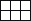 The block sprite enlarged: a solid 3 x 2 rectangle